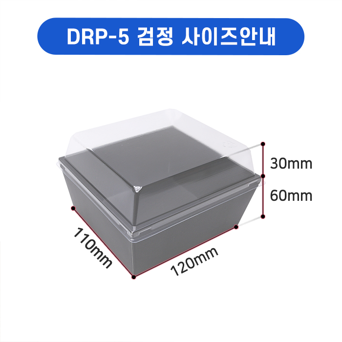 DRP-5 샐러드지함(검정)